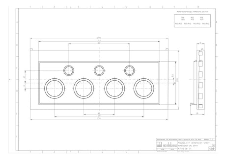 SPELSBERG Einführungsflansch Kst unbeh GFL 361-m 320x119mm Kabelverschr