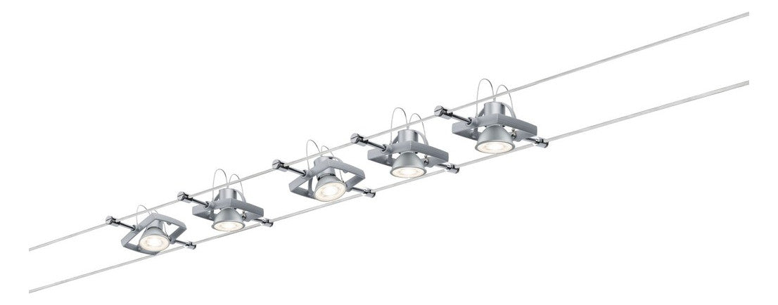 PAULMANN Anbaustrahler 10W Konv NV chr MacII 941.33 GU5,3 chr ST IP20 Seilkl
