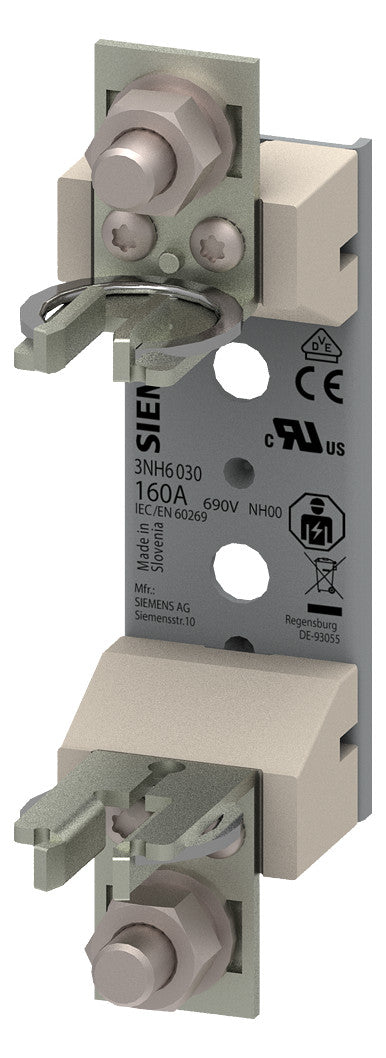 SIEMENS NH-Sicherungsunterteil 1p NH00 3NH6030 160A