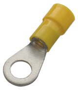 HAUPA Rohrkabelschuh 6qmm M6 Kl.2 Ring 260688 180° (horiz) isol Cu verzinnt