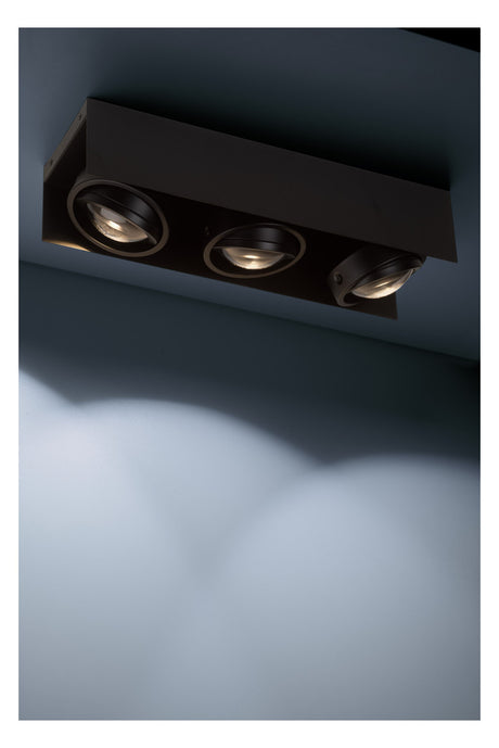 MEGATRON LED-Anbauleuchte 3x7W 2700K sw Cardano MT67032 1410lm