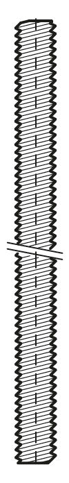 WALRAVEN Gewindestange DIN976-1 BUP 1 m Gew. M8