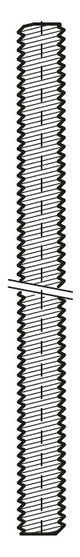 WALRAVEN Gewindestange DIN976-1 BUP 1 m Gew. M8
