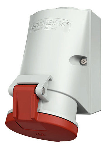MENNEKES CEE-Steckdose 4p 32A 6h 400V/rt 421 IP44 AP schraubl.Kl Kst