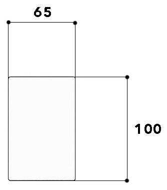 GGK Endstück GEB-K 100x65mm Kst li/re BR 65x100/80-ES rws RAL9010 unbeh