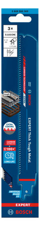 BOSCH-EW Säbelsägeblatt 225mm Edst Stahl RBE- 3ER S 1155 CHM Nichteisen-Metalle