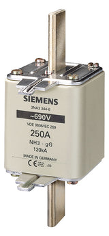 SIEMENS NH-Sicherungseinsatz 500A NH3 gG 3NA3365-6 690VAC Stirnk