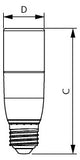 PHILIPS-LM LED-Röhrenlampe E27 9,5W ws F CorePro LED Stick ND 9.5-68W T38 E2 3000