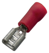 HAUPA Flachsteckhülse Ms rt 0,5-1qmm PVC 260380 fl_2.8x0.5mm teiliso