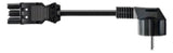 BACHMANN Geräteanschlussleitung 3p sw 375.000 H05VV-F 1,5qmm L1500mm