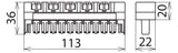 DEHN SE Blitzstromableiter 180VDC 5kA DRL 10 B 180 FSD 450Va-e LSA-Plus