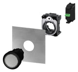 SIEMENS Drucktaster Front 1f  22mm rnd 3SU1000-0AB70-0AA0 29,45x10,4mm IP68