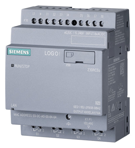 SIEMENS SPS-Steuerung modular 115-240VUC LOGO! 6ED1052-2FB08-0BA2 4RelAusg