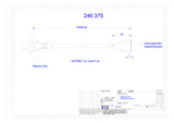 BACHMANN Netzanschlussleitung 3m 2x1qmm 246.375 10A rt IP20 Profilstecker Gummi