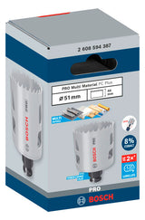 BOSCH-EW Lochsäge  51mm T44mm Sechskant LOCHSÄGE f.Gips Holz
