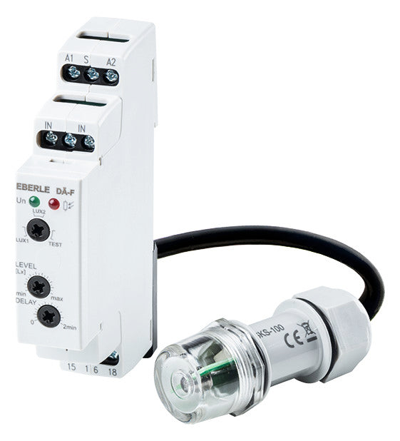 EBERLE Dämmerungsschalter EB 1W 4000W gr DÄ-F 565 19 10s/ein 10s/aus IP55