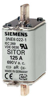 SIEMENS NH-Sicherungseinsatz 25A NH00 gR 3NE8015-1 690VAC Kombik