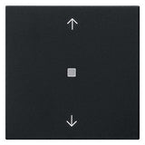 GIRA Bedienelement 1f sw m.Abd mt System 55 5382005 f.Dimmeins