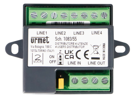 URMET Bus- Videoverteiler F=verteilen VV 1083/55