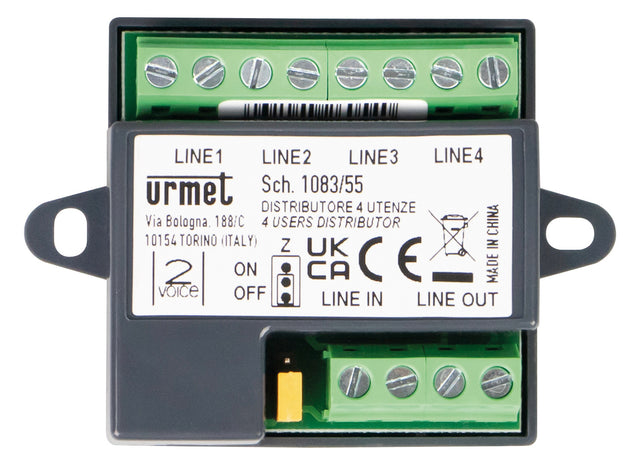 URMET Bus- Videoverteiler F=verteilen VV 1083/55