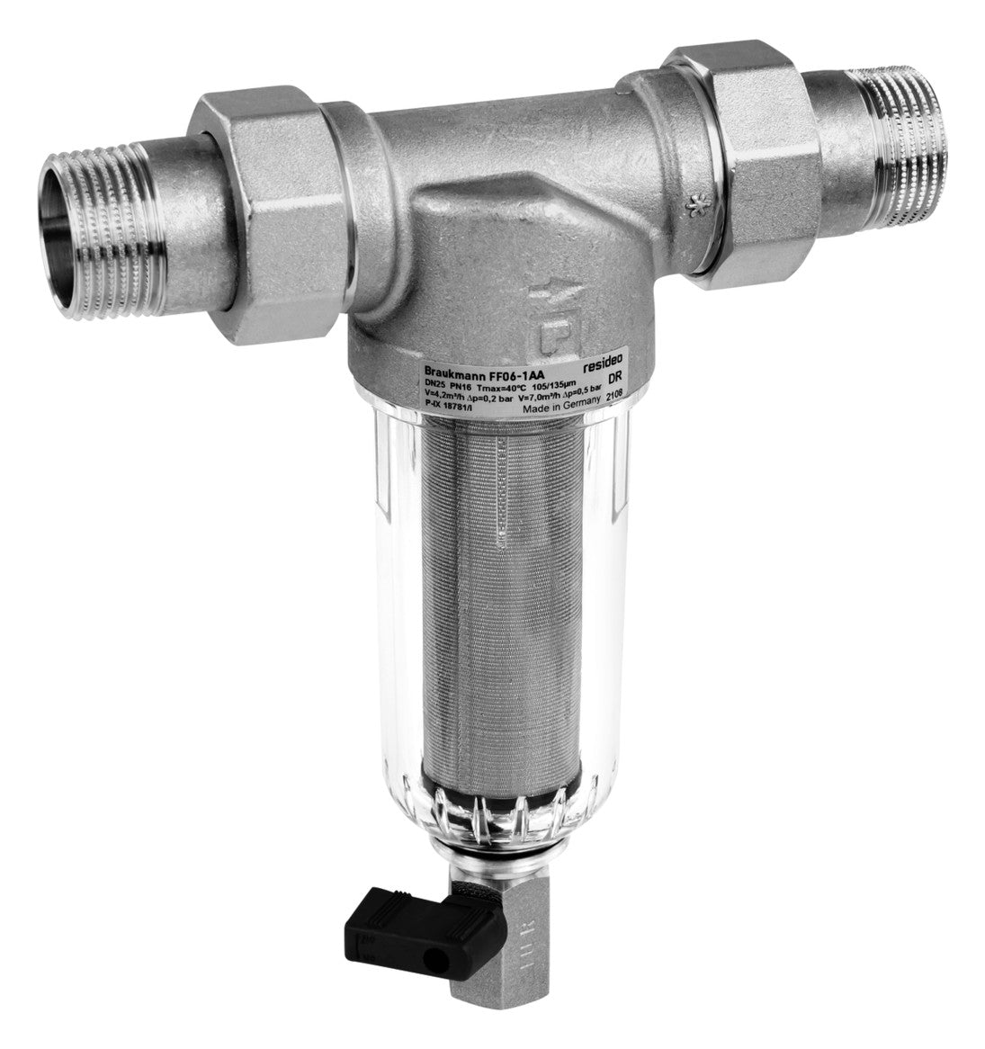 Honeywell Feinfilter MiniPlus-FF R 3/4, ausspülbar | FF06-3/4AA