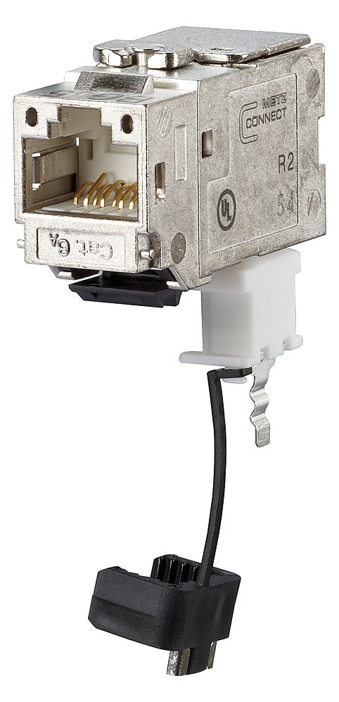 METZ CONNECT Modular-Buchse Cat6A RJ45 130B22-E 22-26AWG Feldkonf Schirm rnd