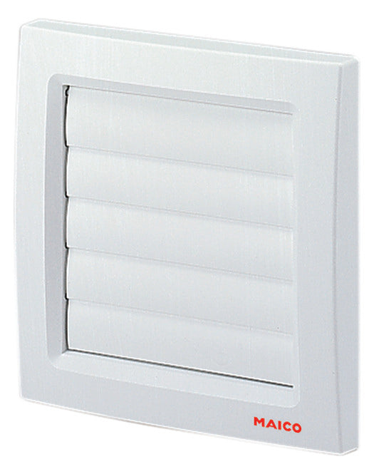 MAICO Wand-Jalousieklappe Kst 150x150mm AP 100  100mm ausblas Mit Einbaurahmen