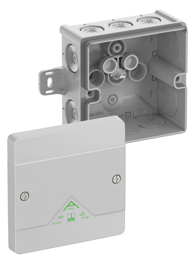 SPELSBERG Abzweigkasten 102x102mm Kst gr Abox 040 AB-L IP66 IK07 hfr