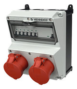 MENNEKES CEE-Kombi Kst gr IP44 2Steckd AMAXX 920023 2x32A5p400V LS-Schalter