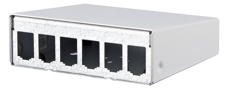 METZ CONNECT Modulträger Wandmont 6Ports 130861-0602-E Schirm RAL9010
