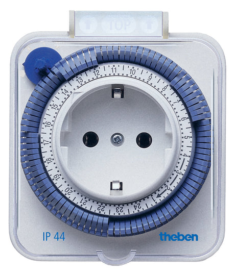 THEBEN Steckdosenschaltuhr IP44 Tage 16A theben-timer 26 IP 44 analog 230V 15min