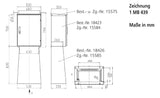 MENNEKES CEE-Kombi Edst IP44 1x16A5p400V 83706 1x32A5p400V 1x63A5p400V 4Steckd