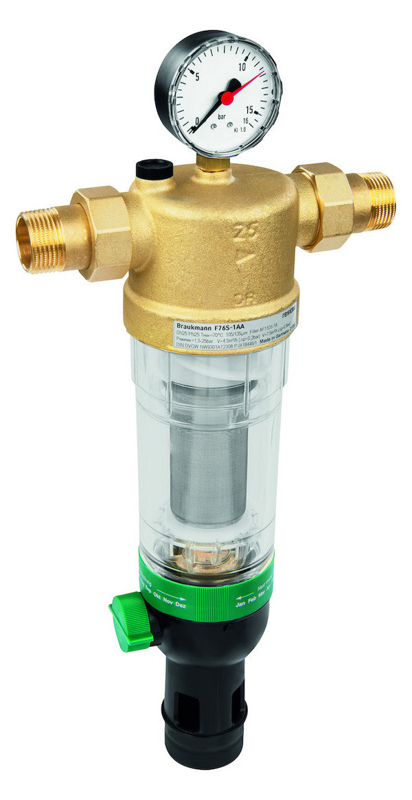 Honeywell HONEYWELLFeinfilterF76S,PN16,bleifrei DN 15 (R 1/2), rück- und ausspülbar | F76S-1/2LFAA