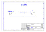 BACHMANN Netzanschlussleitung 3m 2,5A sw 202.175 2x0,75qmm IP20 Euro-Steck PVC