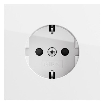 GIRA Steckdose 1f rws glz UP IP20 445370 horiz/vert