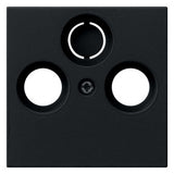 GIRA Zentralplatte Ant.dose sw System 55 0869005 Schraubbef