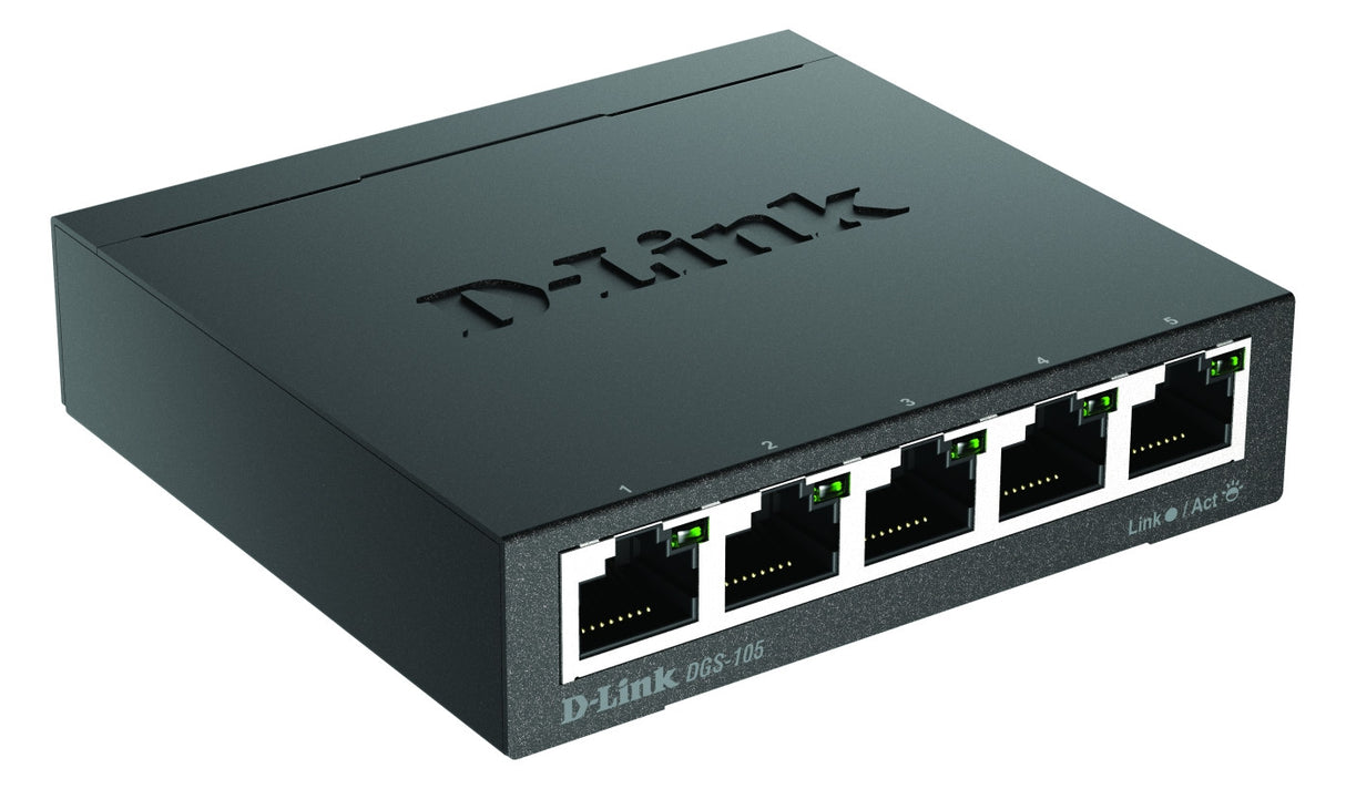 D-Link Tischswitch 5x10/100/1000Mbps DGS-105/E Layer2