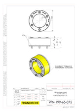 FRÄNKISCHE Mauerdurchführung  125mm Kabu-Seal 75/125 Pressringdichtung