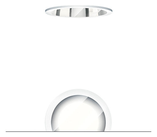 ZUMTOBEL Abblendung sym direkt Glas PANOS R R200 COVER CLEAR WH IP54  230x10