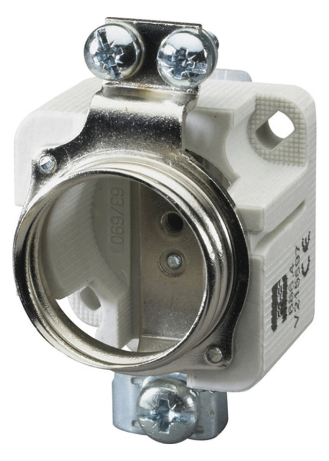 MERSEN D-Sicherungssockel DIII 1p 63A 00686.400000 500V Porzellan Schnappbef