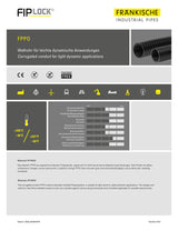 FRÄNKISCHE Wellrohr  17mm PP IP68 sw FPPOF-17B.50 ohne Ummantelung -40-105°C