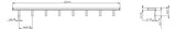 SIEMENS Phasenschiene 1ph 18mm 214mm 50A 5ST3732 10qmm Stift isol