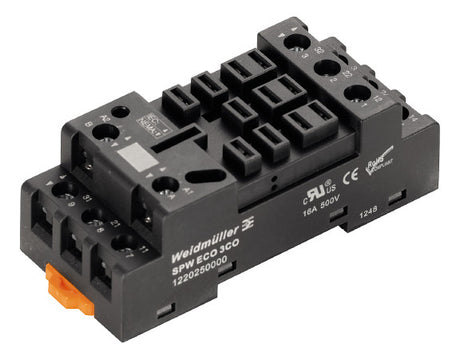WEIDMÜLLER Relaissockel TS35 Schraub SPW ECO 3CO 11Pins Ergänz.mögl