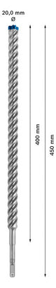 BOSCH-EW Hammerbohrer  20mm SDSplus SDS plus-7X 1pc 400/450mm f.Beton