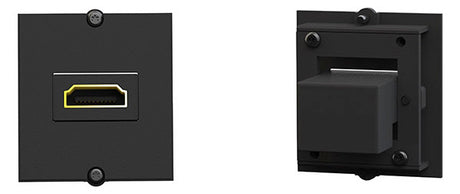 BACHMANN Einsatz HDMI 1f sw Schraubbef 917.146 ohne Beschriftungsfeld