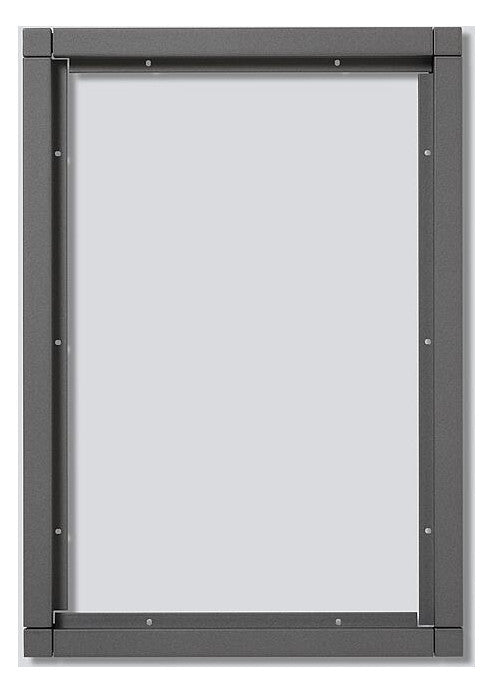 SIEDLE Rahmen-Türstation 6f UP gr alu KR 611-3/2-0 DG 331x231x15mm