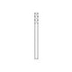 SIEDLE Kommunikations-Säule alu freisteh KSF 613-3 W ws 3mod 211x1344x230mm