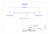 BACHMANN Verbindungskabel 3p H05Z1Z1-F 375.083 1,5qmm L3000mm sw