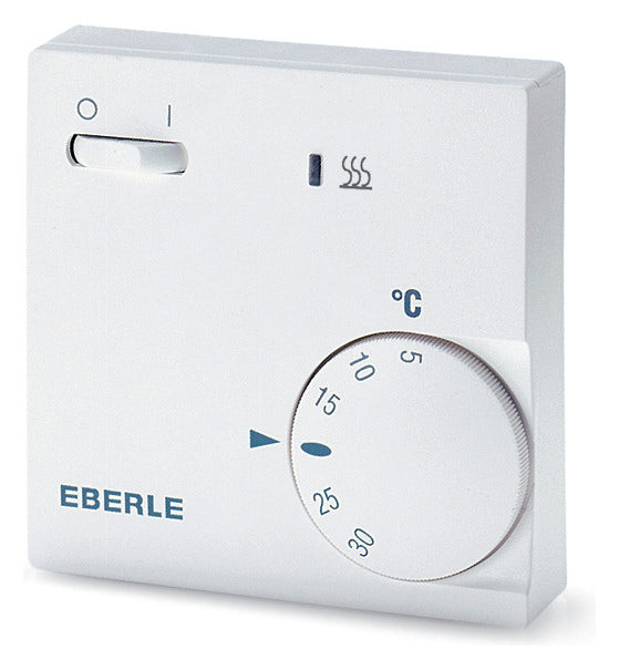 EBERLE Raumthermostat 230V 10A Öffner RTR-E 6202 IP30 Bimetall