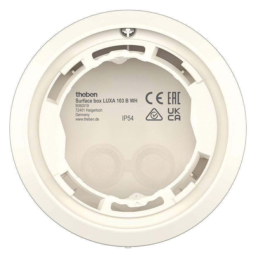 THEBEN Aufputz-Rahmen ws Zubehör Surface box LUXA 103 B WH